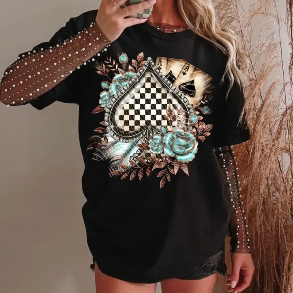 Checker Spades T-Shirt